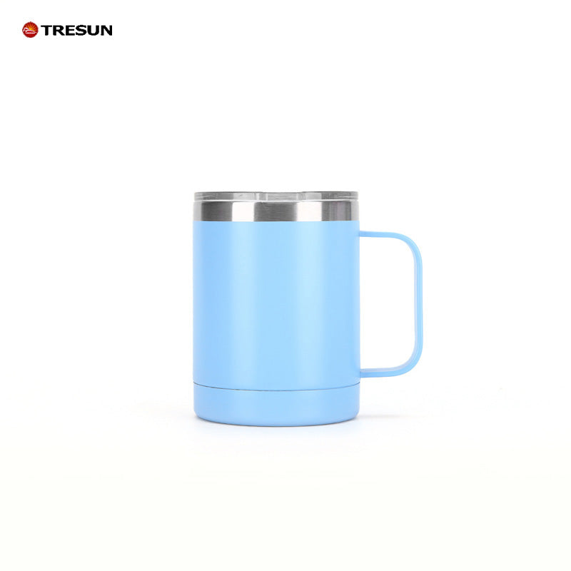 12oz Office Cup 304 stainless steel vacuum cup with handle