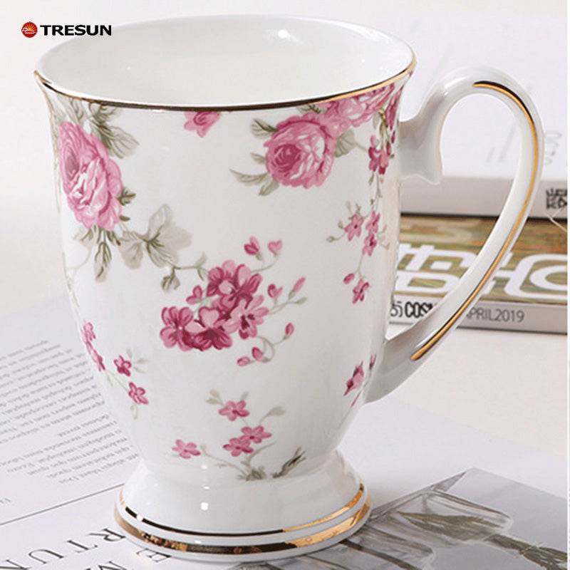 Goblet bone China ceramic cup