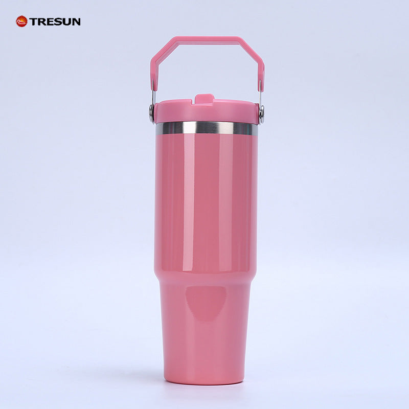 30oz stainless steel portable car cup thermos cup