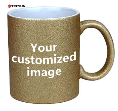 Custom picture text logo gift flash mug