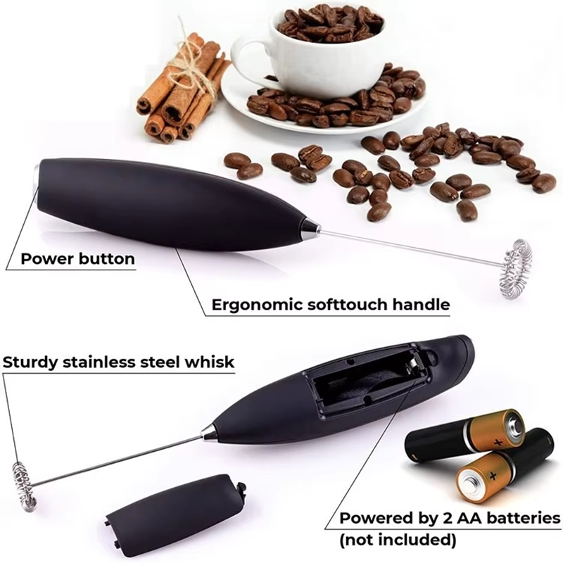 Electric Milk Frother For Perfectly Frothed Coffee And Creamy Cappuccinos Non-Battery