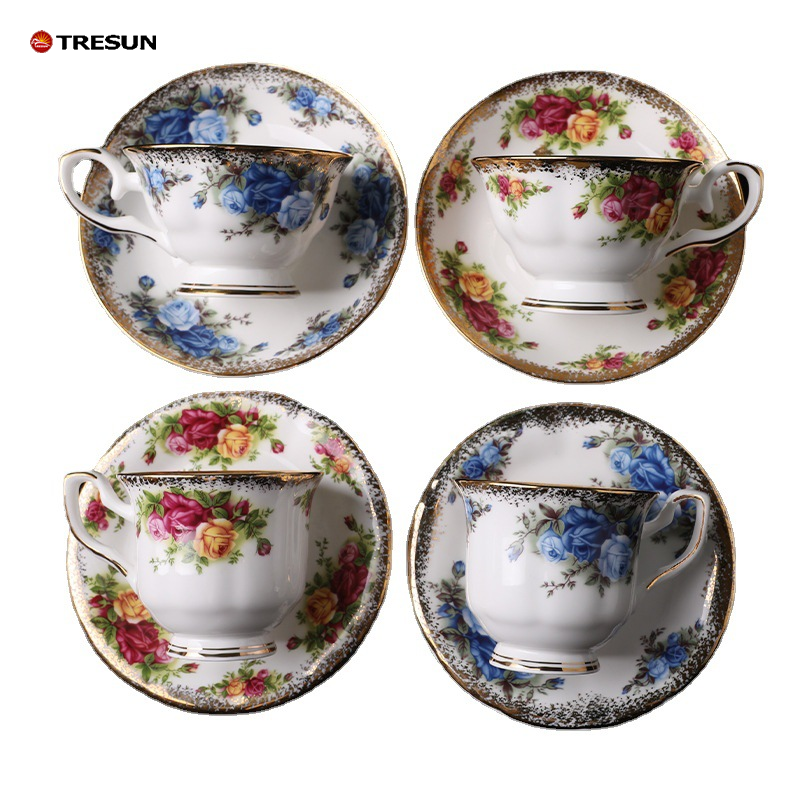 German-style British style bone China coffee cup and saucer set