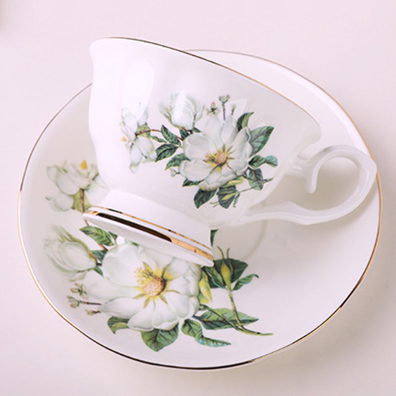 Bone China coffee cup saucer ceramic cup set