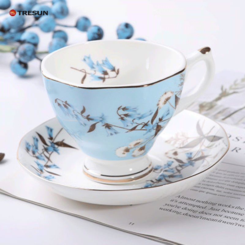 Bone China coffee cup and saucer set