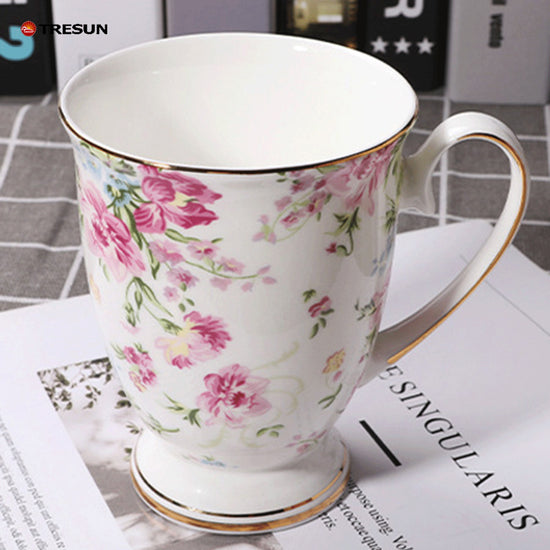 Goblet bone China ceramic cup