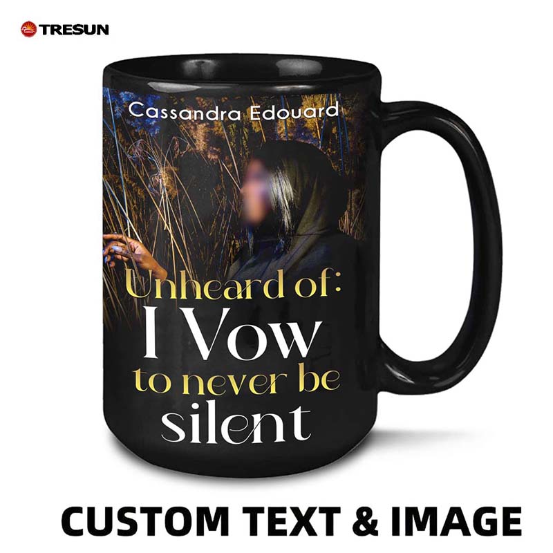 Custom picture text logo gift 15oz mug