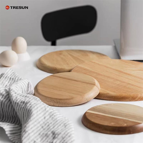 Acacia wood round tray tea tray dessert tray