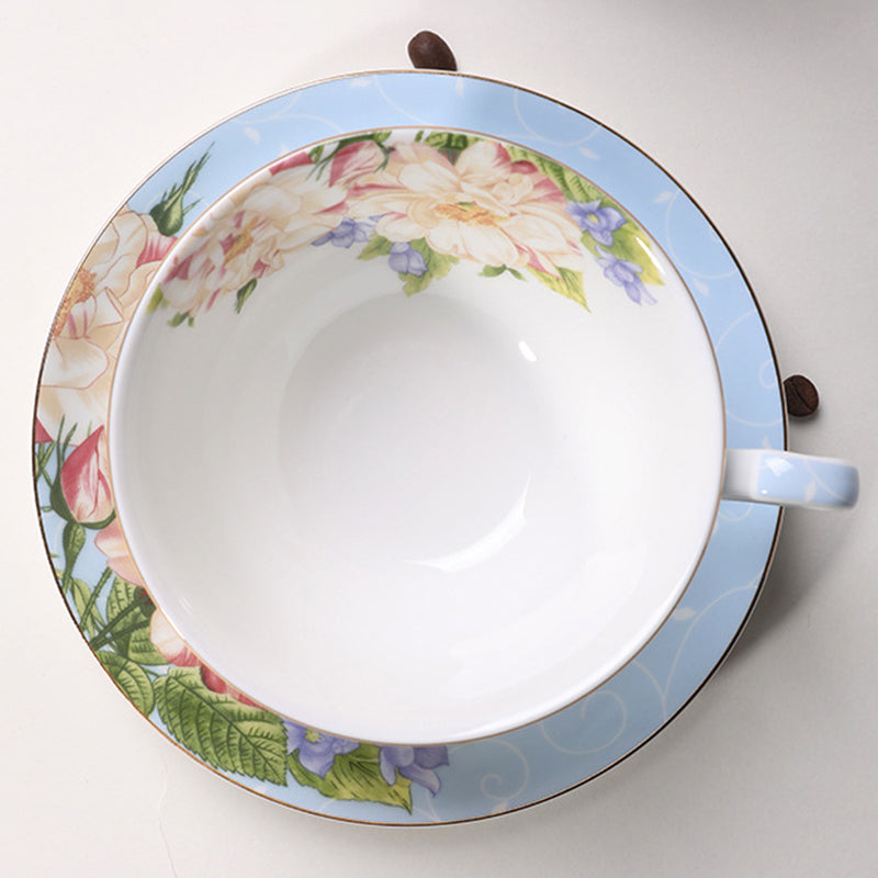 European style bone China coffee cup and saucer set