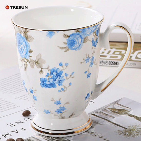 Goblet bone China ceramic cup