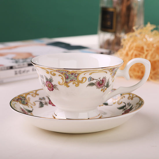 Bone China coffee cup saucer ceramic cup set