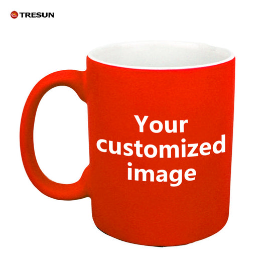 Custom photo text logo Gift fluorescent mug