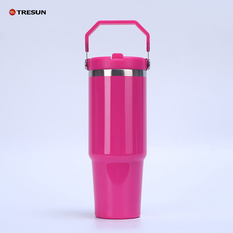 30oz stainless steel portable car cup thermos cup