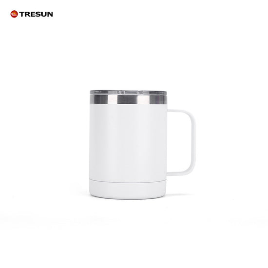 12oz Office Cup 304 stainless steel vacuum cup with handle