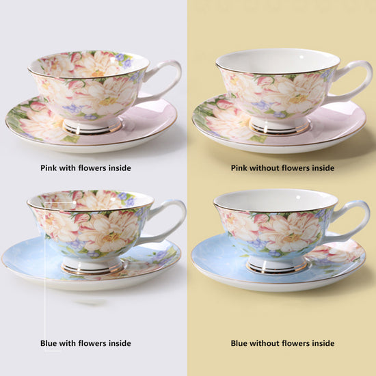 European style bone China coffee cup and saucer set