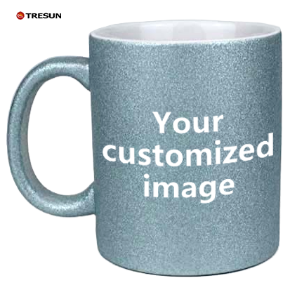 Custom picture text logo gift flash mug