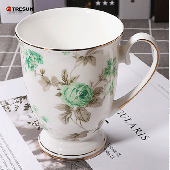 Goblet bone China ceramic cup