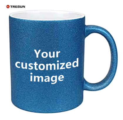 Custom picture text logo gift flash mug