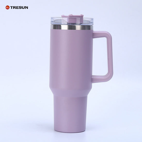 40oz Car cup with handle Insulated cold Bullion cup thermos cup