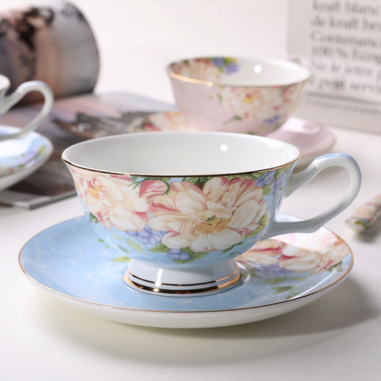 European style bone China coffee cup and saucer set